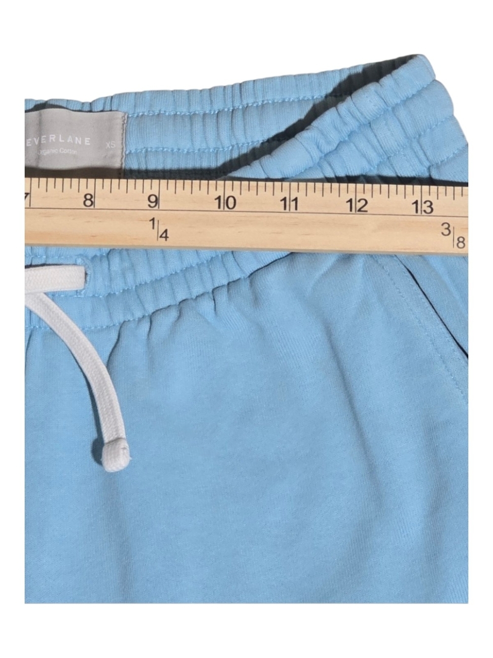 Everlane Track Jogger Sweatpants XS Blue Organic Cotton French Terry Oversized - Picture 5 of 10